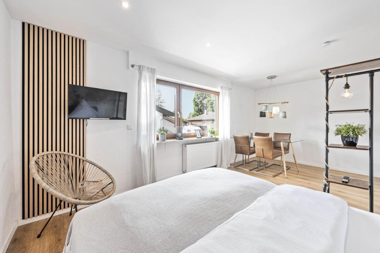 Ruhiges Und Zentrales Apartment In Huettenfeld Lampertheim Extérieur photo